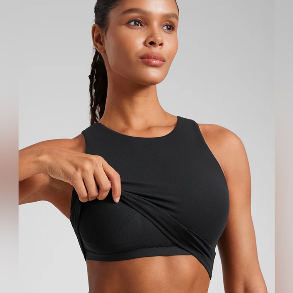 NWT CRZ Yoga Butterluxe High Neck Racerback Tank - Picture 2 of 3